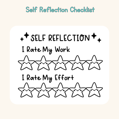 Self Reflection Checklist
