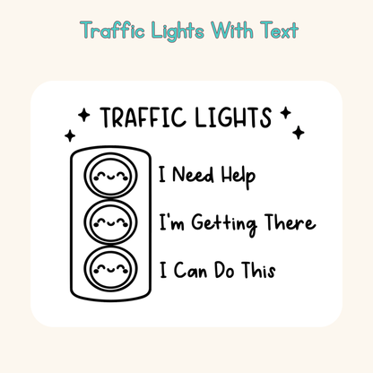 Traffic Lights With Text