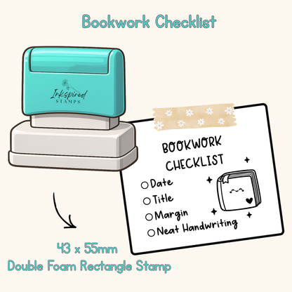Bookwork Checklist