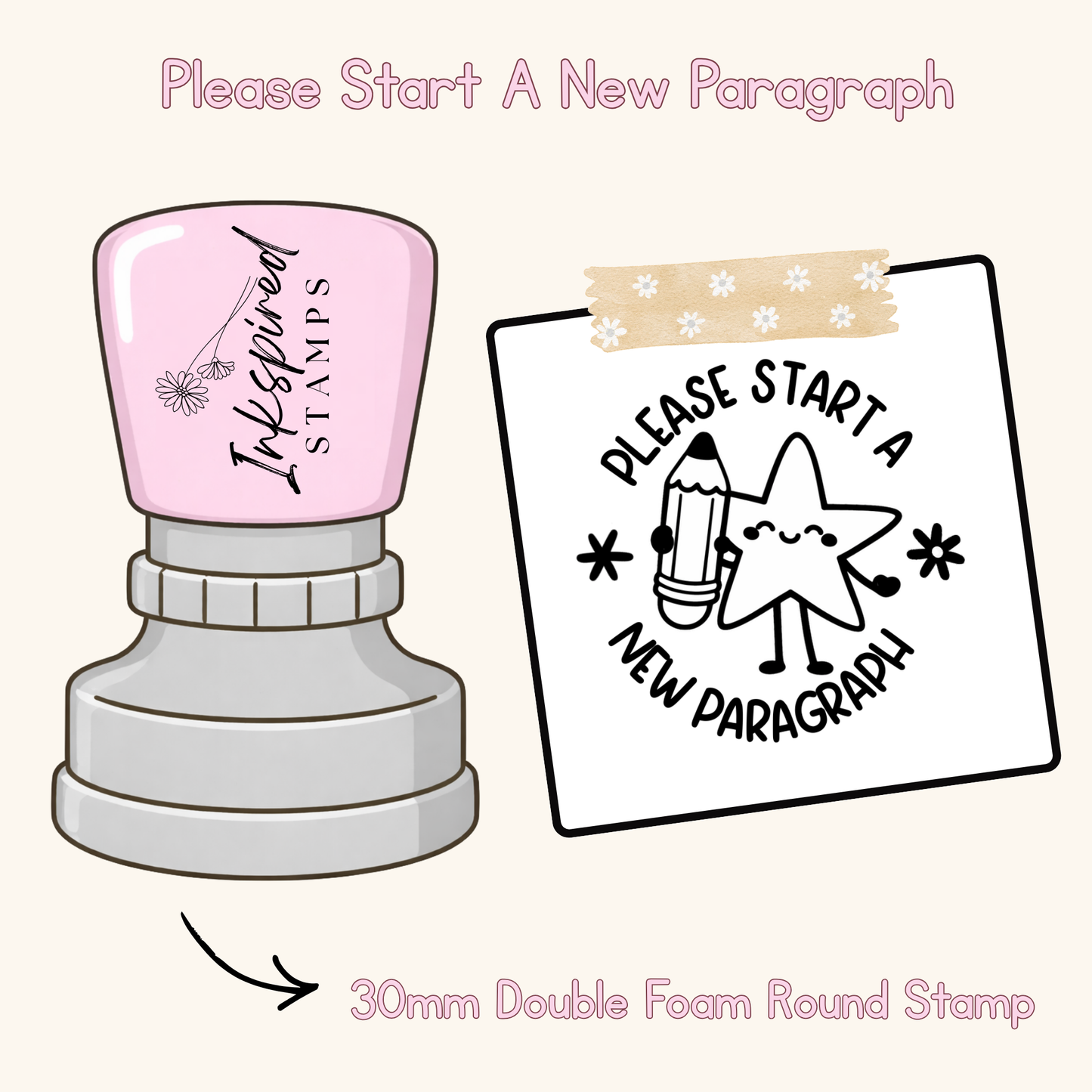 Please Start A New Paragraph Stamp