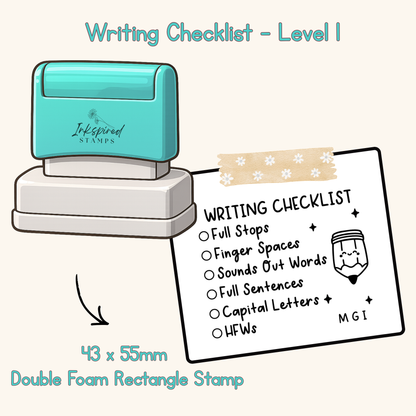 Writing Checklist - Level 1