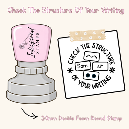 Check The Structure Of Your Writing Stamp