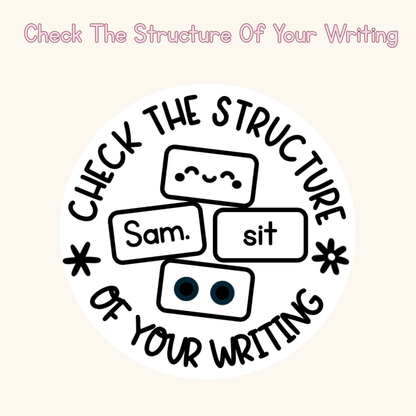 Check The Structure Of Your Writing Stamp