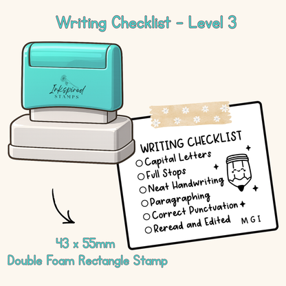 Writing Checklist - Level 3