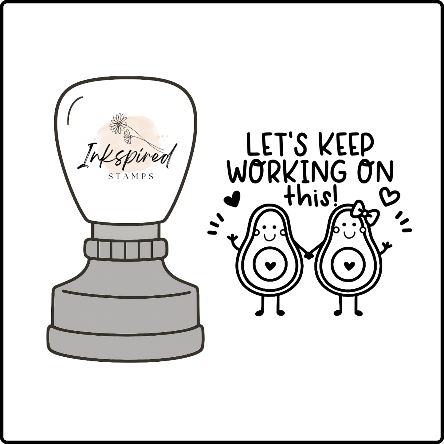 Let's Keep Working on This Stamp