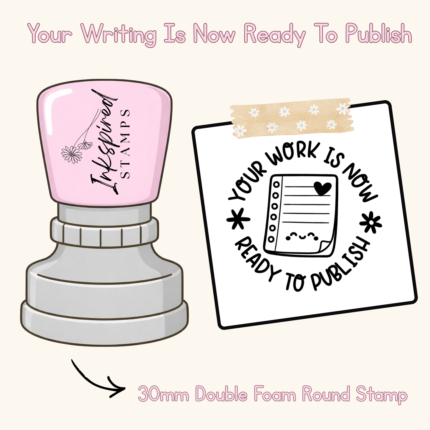 Your Work Is Now Ready To Publish Stamp