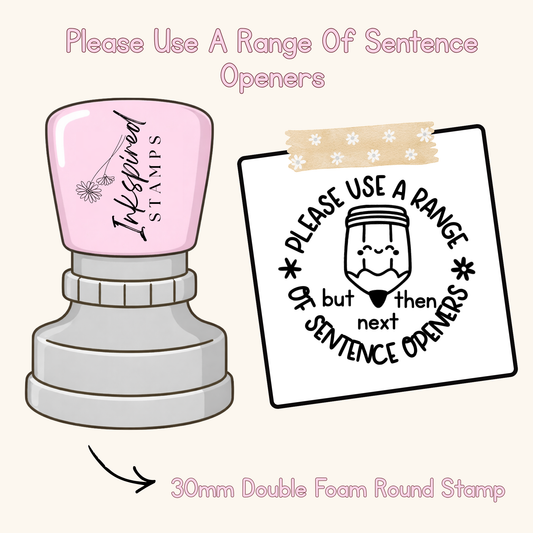 Please Use A Range Of Sentence Openers Stamp
