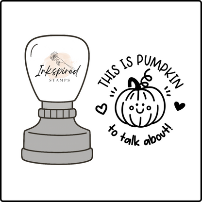 This is Pumpkin To Talk About Stamp