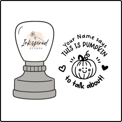 This Spun Me Around Personalised Stamp