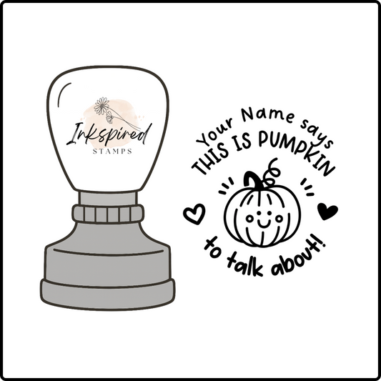 This Spun Me Around Personalised Stamp