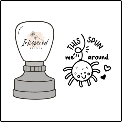 This Spun Me Around Stamp