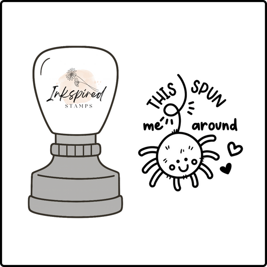 This Spun Me Around Stamp