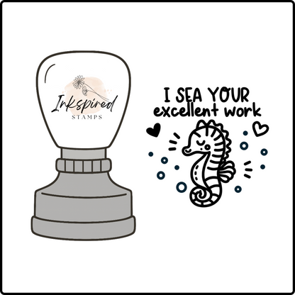 I Sea Your Excellent Work Stamp