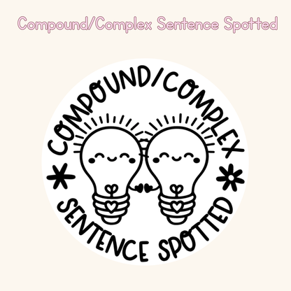 Compound/Complex Sentence Spotted Stamp