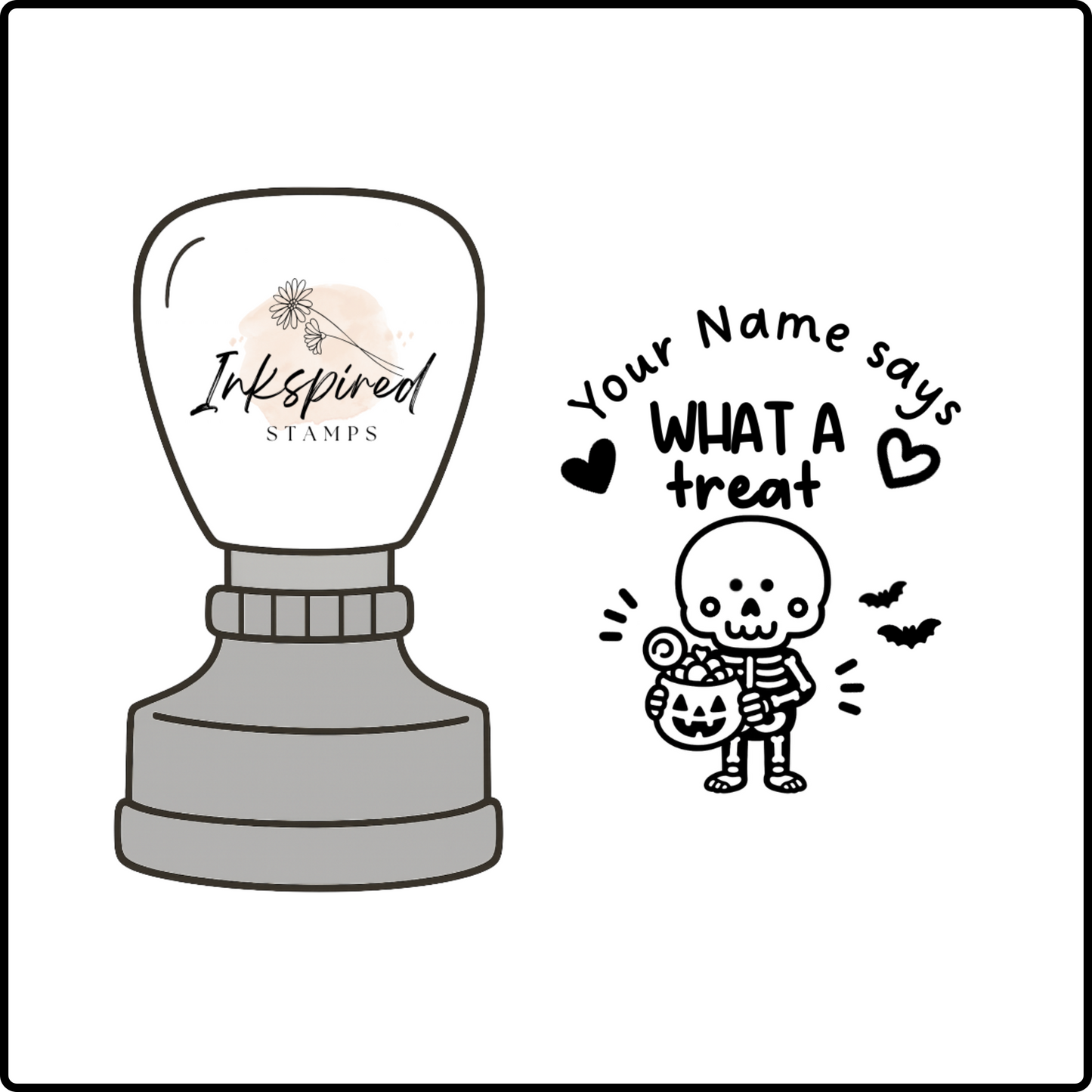 What a Treat Personalised Stamp