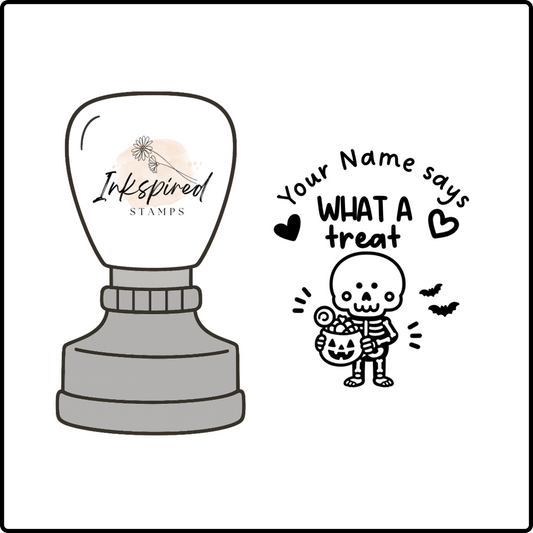 What a Treat Personalised Stamp