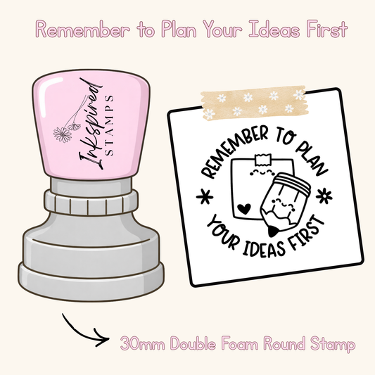 Remember to Plan Your Ideas First Stamp