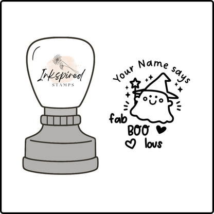 Fab-BOO-lous Personalised Stamp