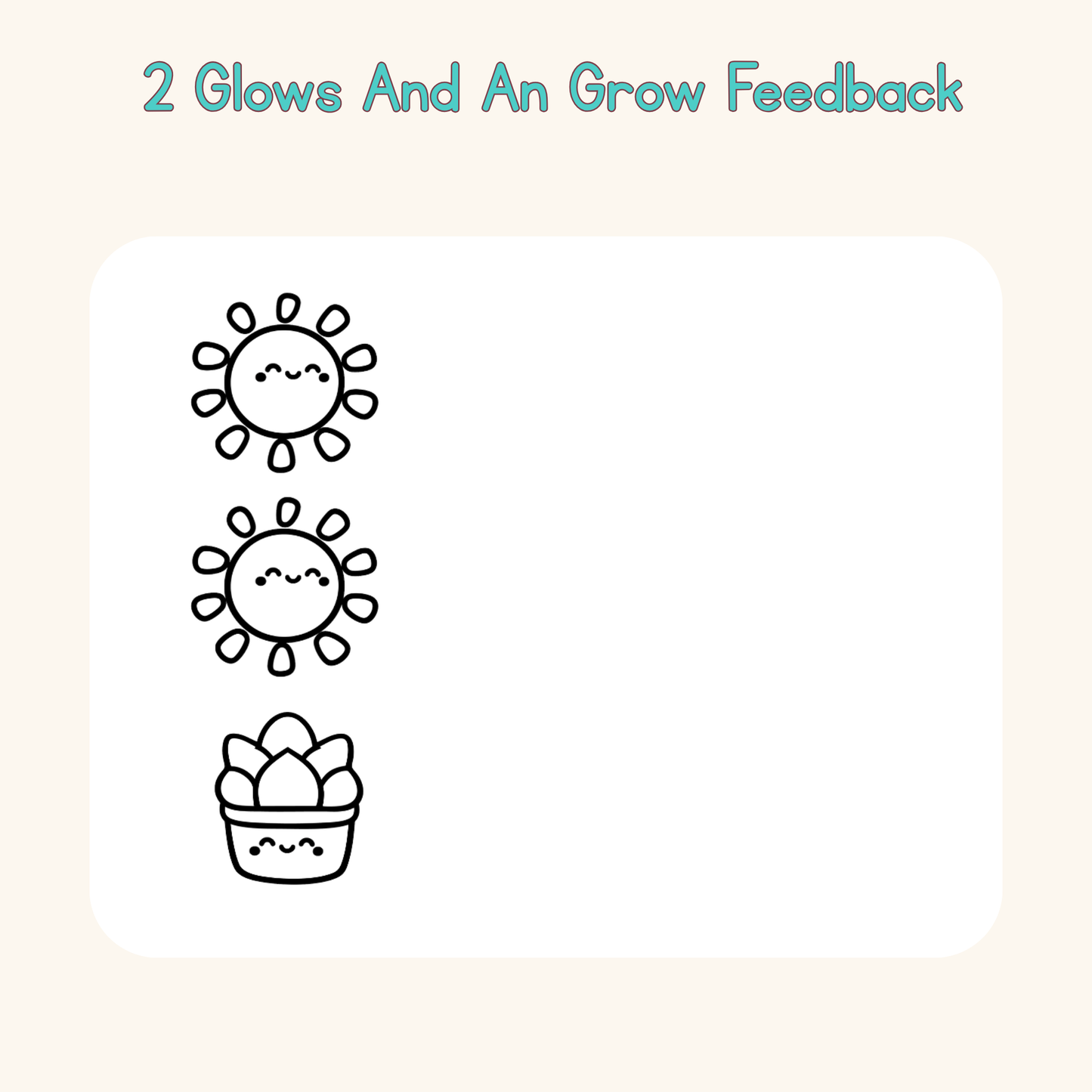 2 Glows And A Grow Feedback