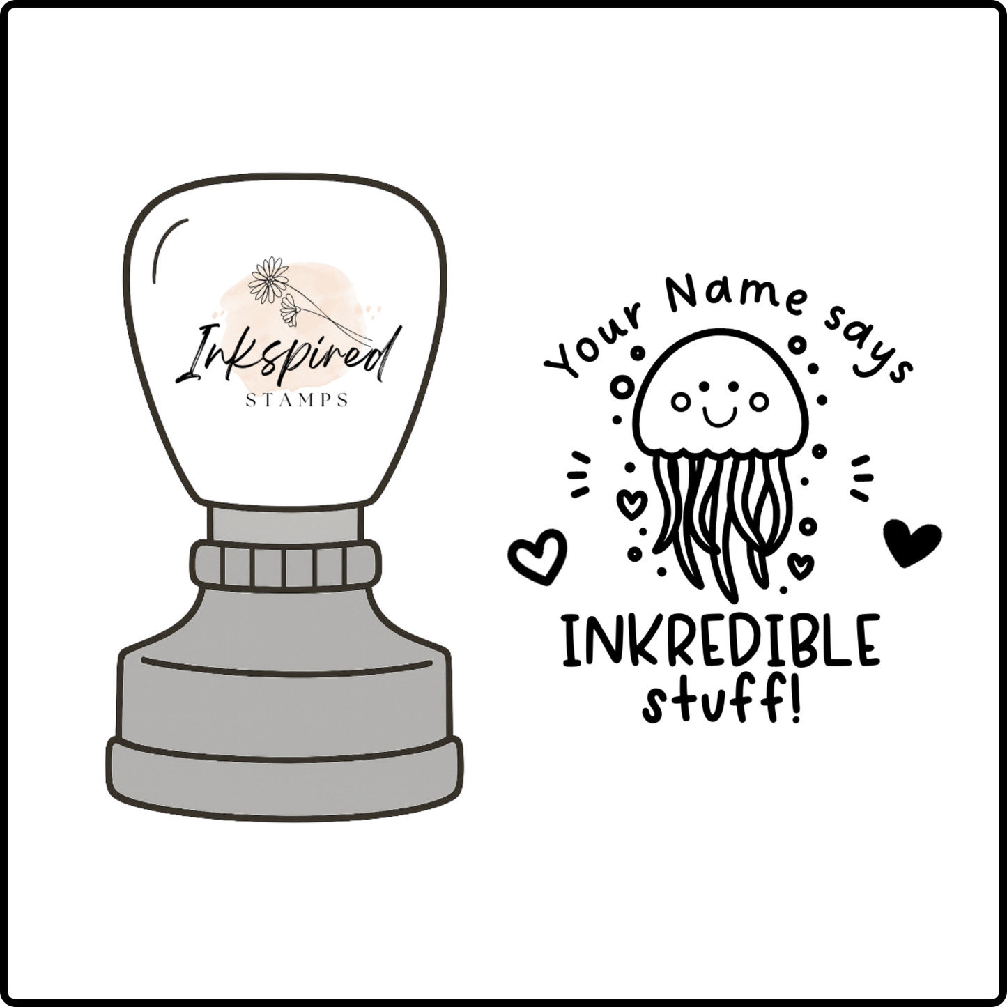 Inkredible Stuff Personalised Stamp