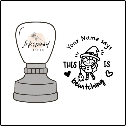 This is Bewitching Personalised Stamp