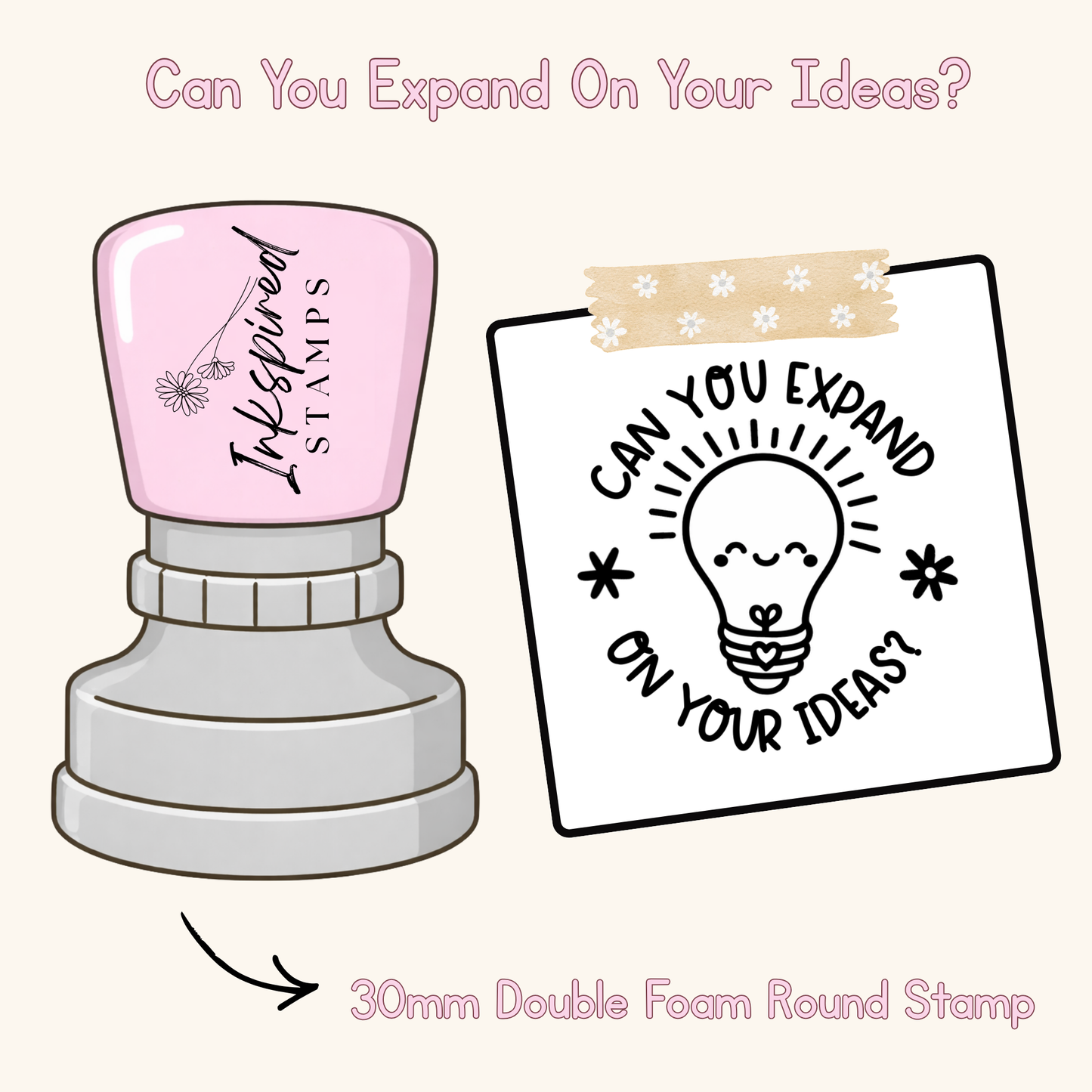 Can You Expand On Your Ideas? Stamp