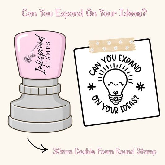 Can You Expand On Your Ideas? Stamp