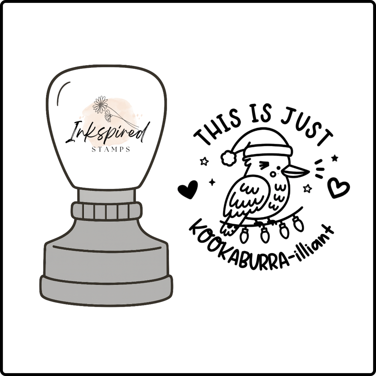 This is Just Kookaburra-Illiant Cookie Stamp