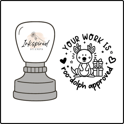 Your Work is Roo-Dolph Approved Stamp