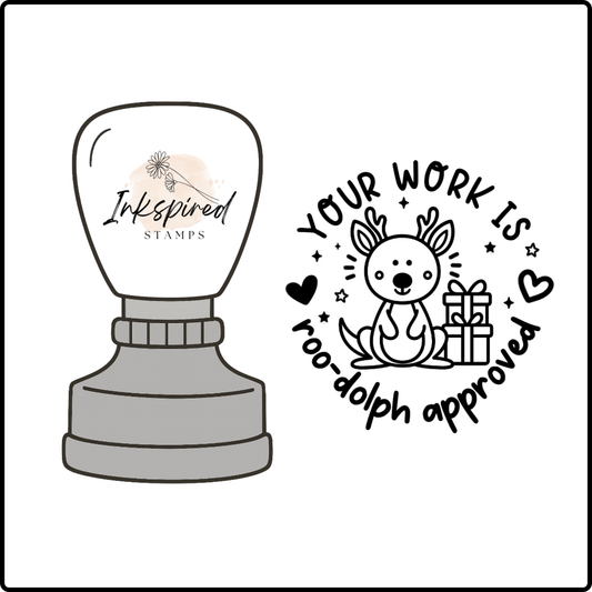 Your Work is Roo-Dolph Approved Stamp