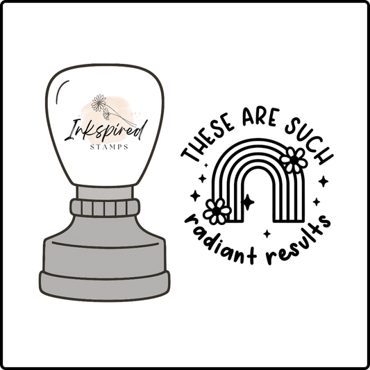 These Are Such Radiant Results Stamp