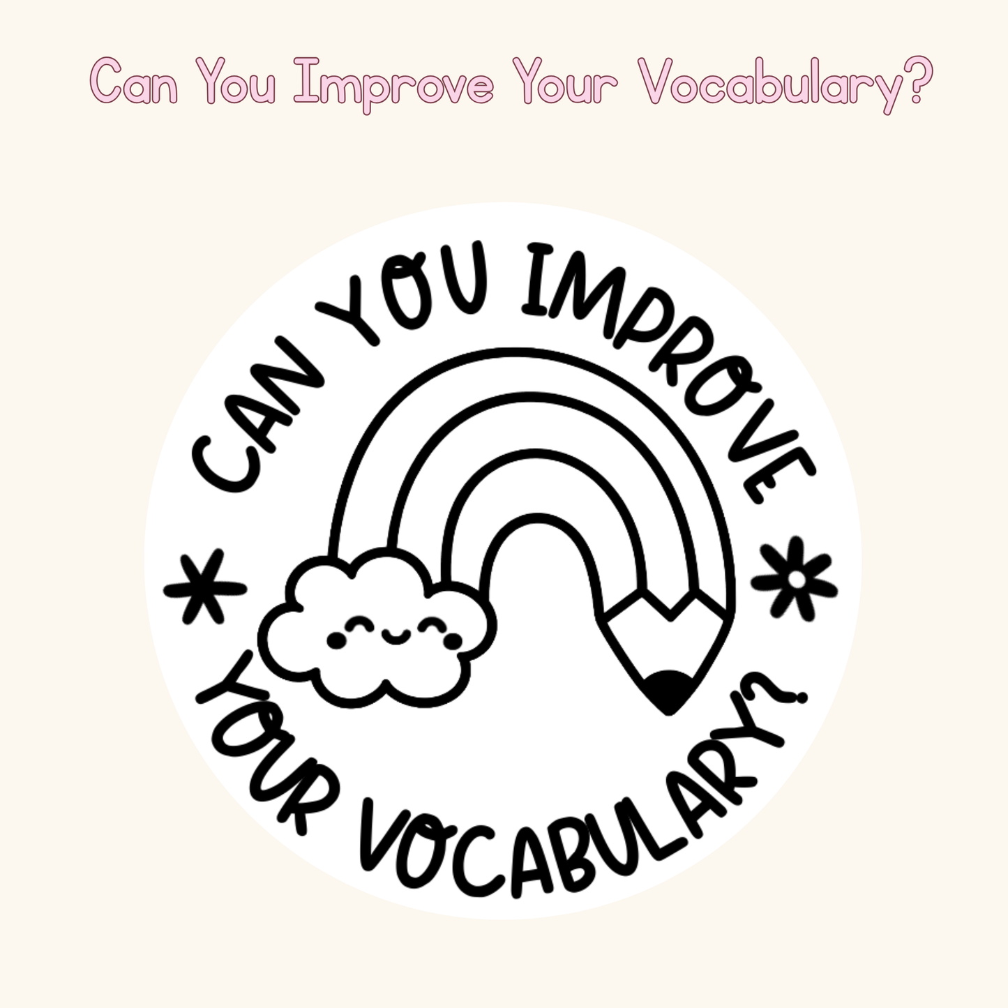 Can You Improve Your Vocabulary? Stamp