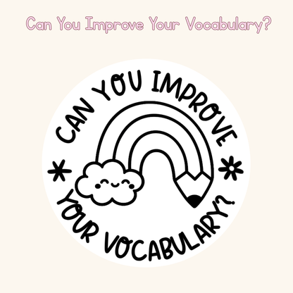 Can You Improve Your Vocabulary? Stamp