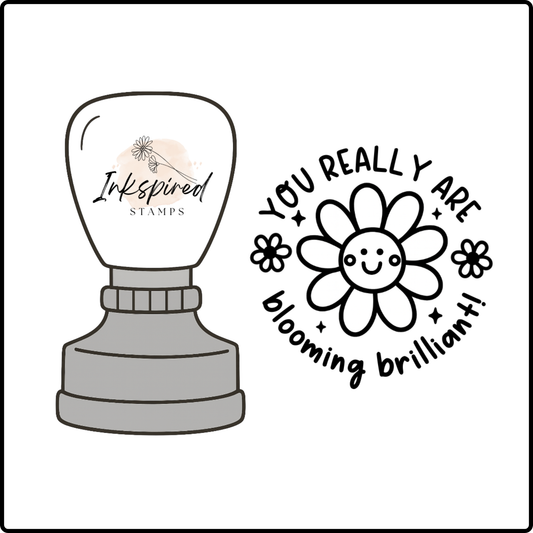 You Really Are Blooming Brilliant Stamp