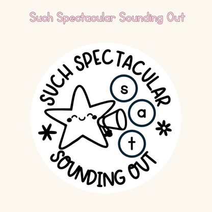 Such Spectacular Sounding Out Stamp