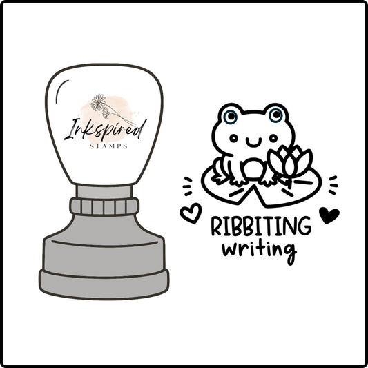 Ribbiting Writing Stamp