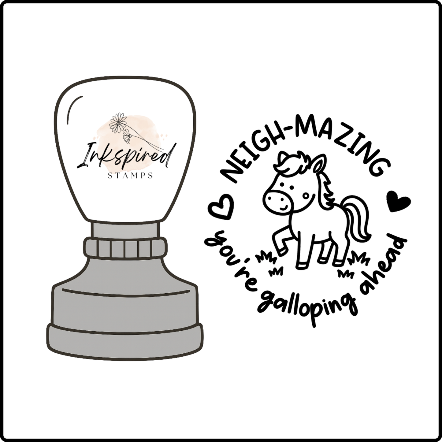 Neigh-Mazing - You're Galloping Ahead Stamp