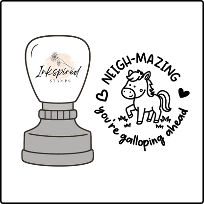 Neigh-Mazing - You're Galloping Ahead Stamp