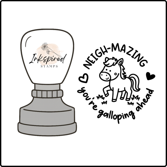 Neigh-Mazing - You're Galloping Ahead Stamp