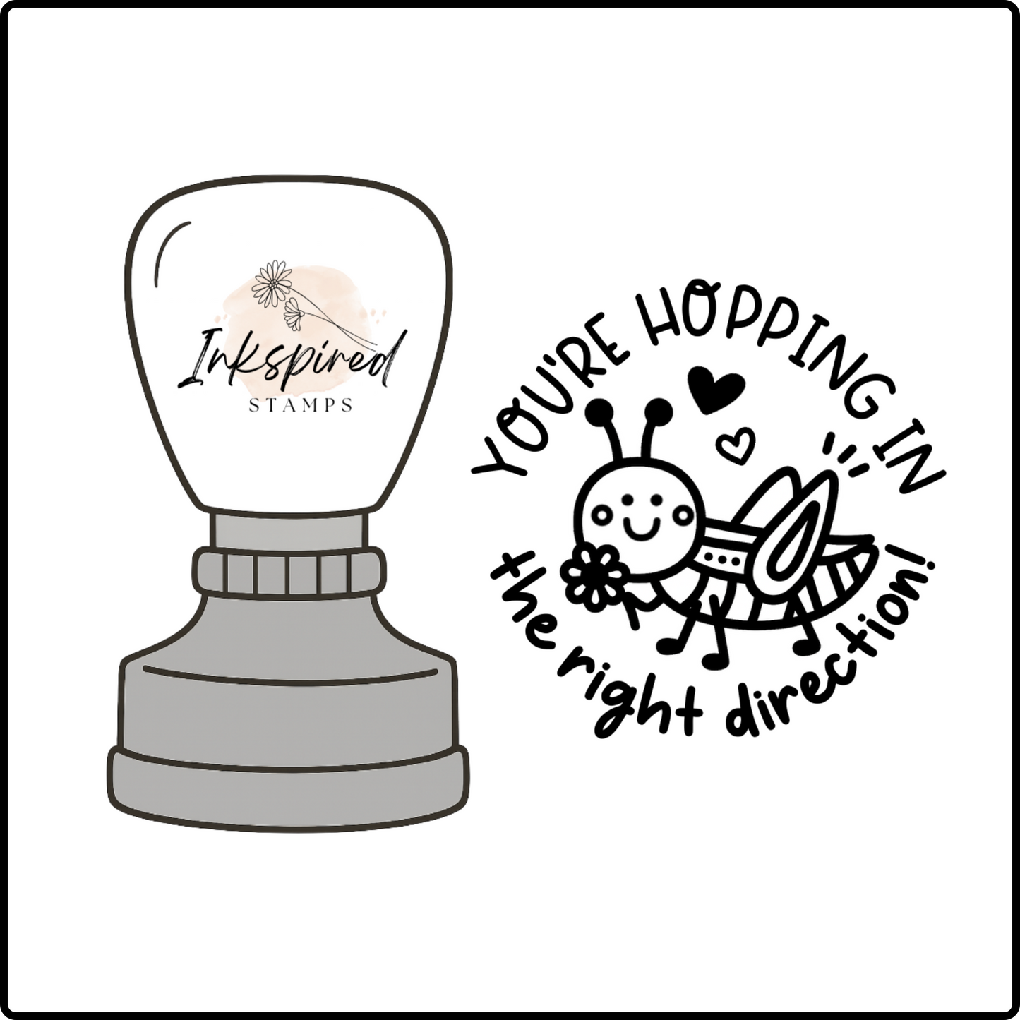 You're Hopping in the Right Direction Stamp