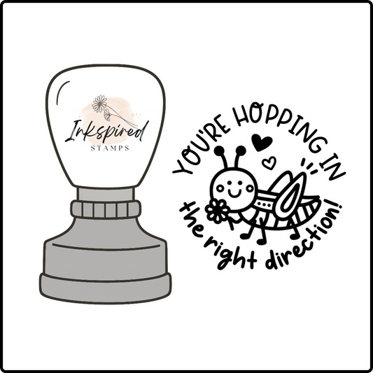 You're Hopping in the Right Direction Stamp