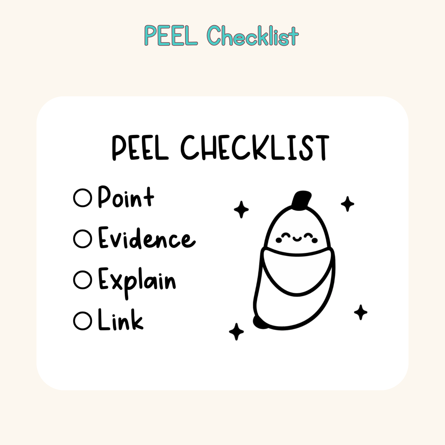PEEL Checklist