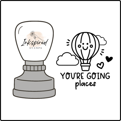 You're Going Places Stamp