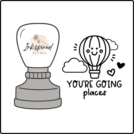 You're Going Places Stamp