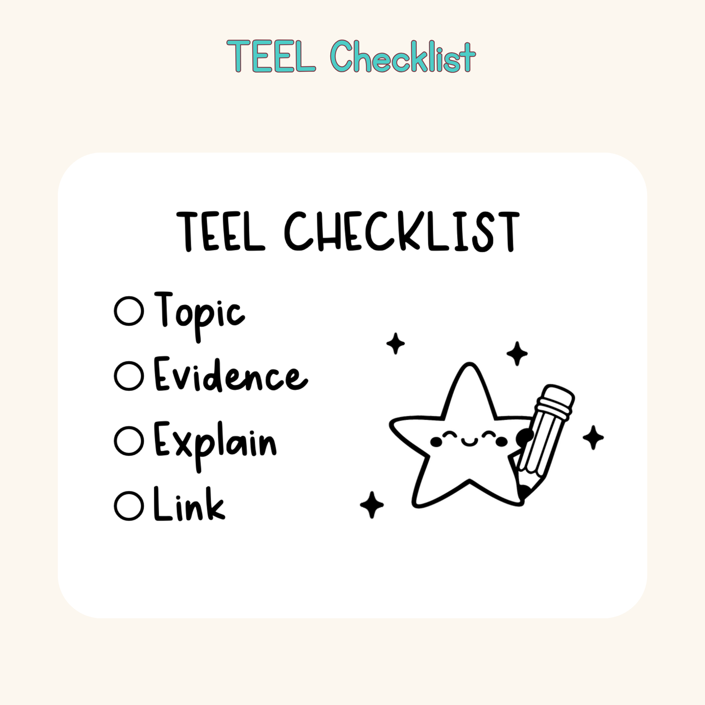 TEEL Checklist