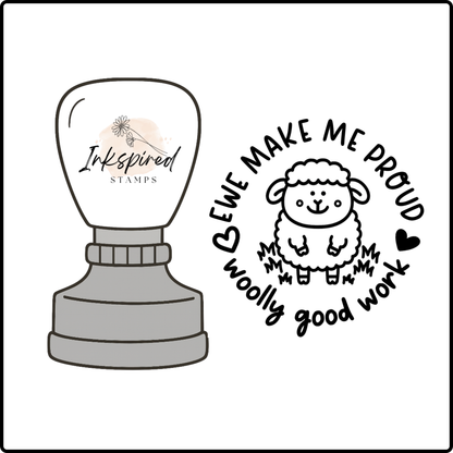 Ewe Make Me Proud - Woolly Good Work Stamp