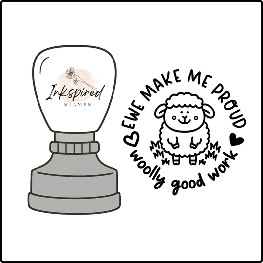 Ewe Make Me Proud - Woolly Good Work Stamp