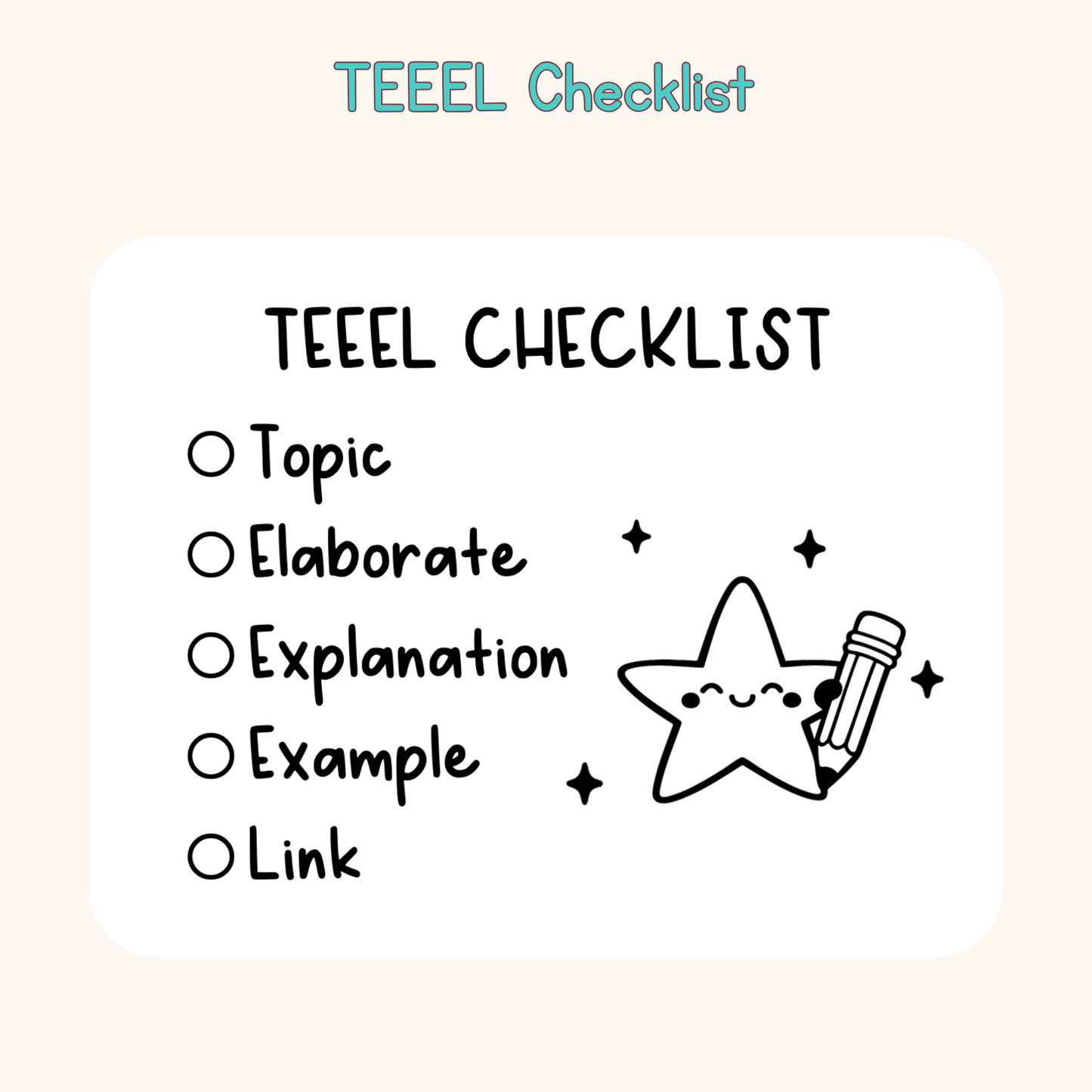 TEEEL Checklist