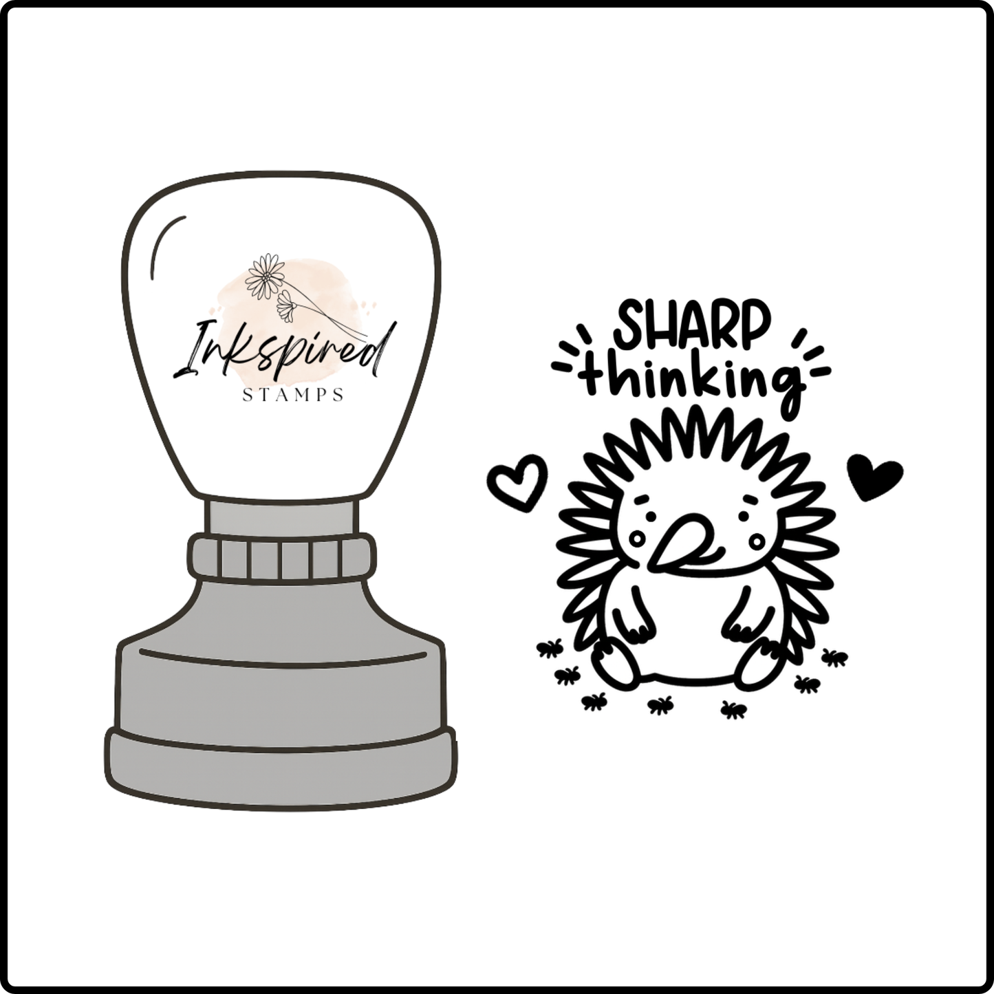 Sharp Thinking Stamp