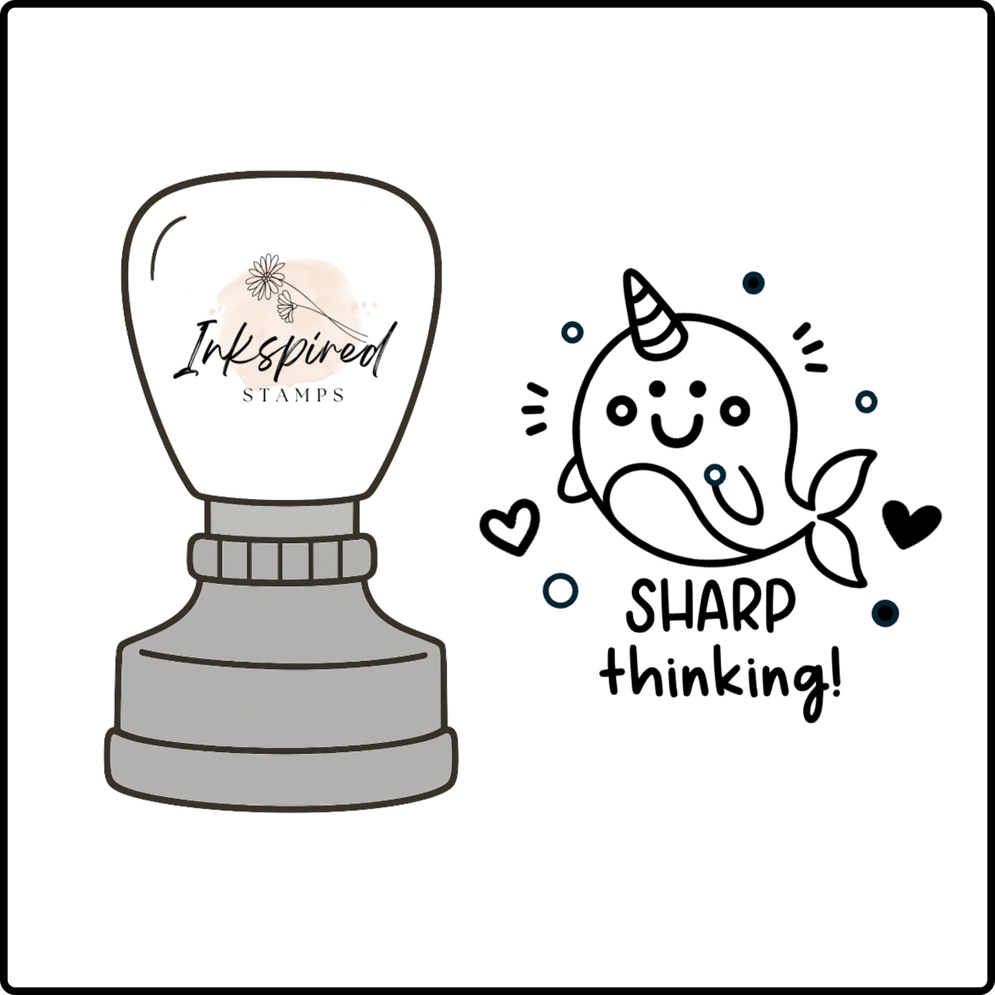 Sharp Thinking Stamp